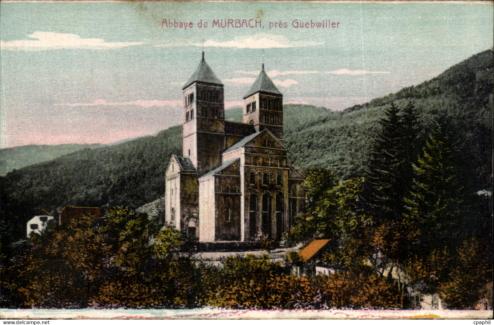 CPA Abbaye De Murbach Pres Guebwiller