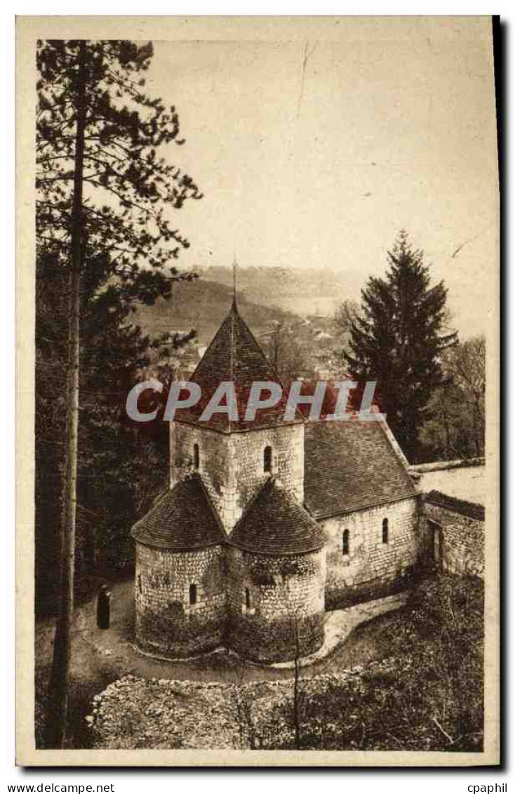 CPA Abbaye de Saint Wandrille La chapelle Saint Saturnin