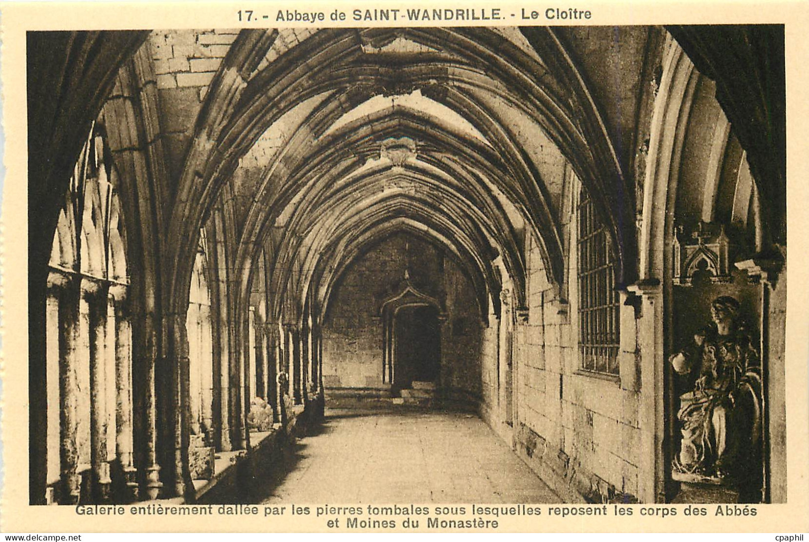 CPA Abbaye de Saint Wandrille Le Cloitre