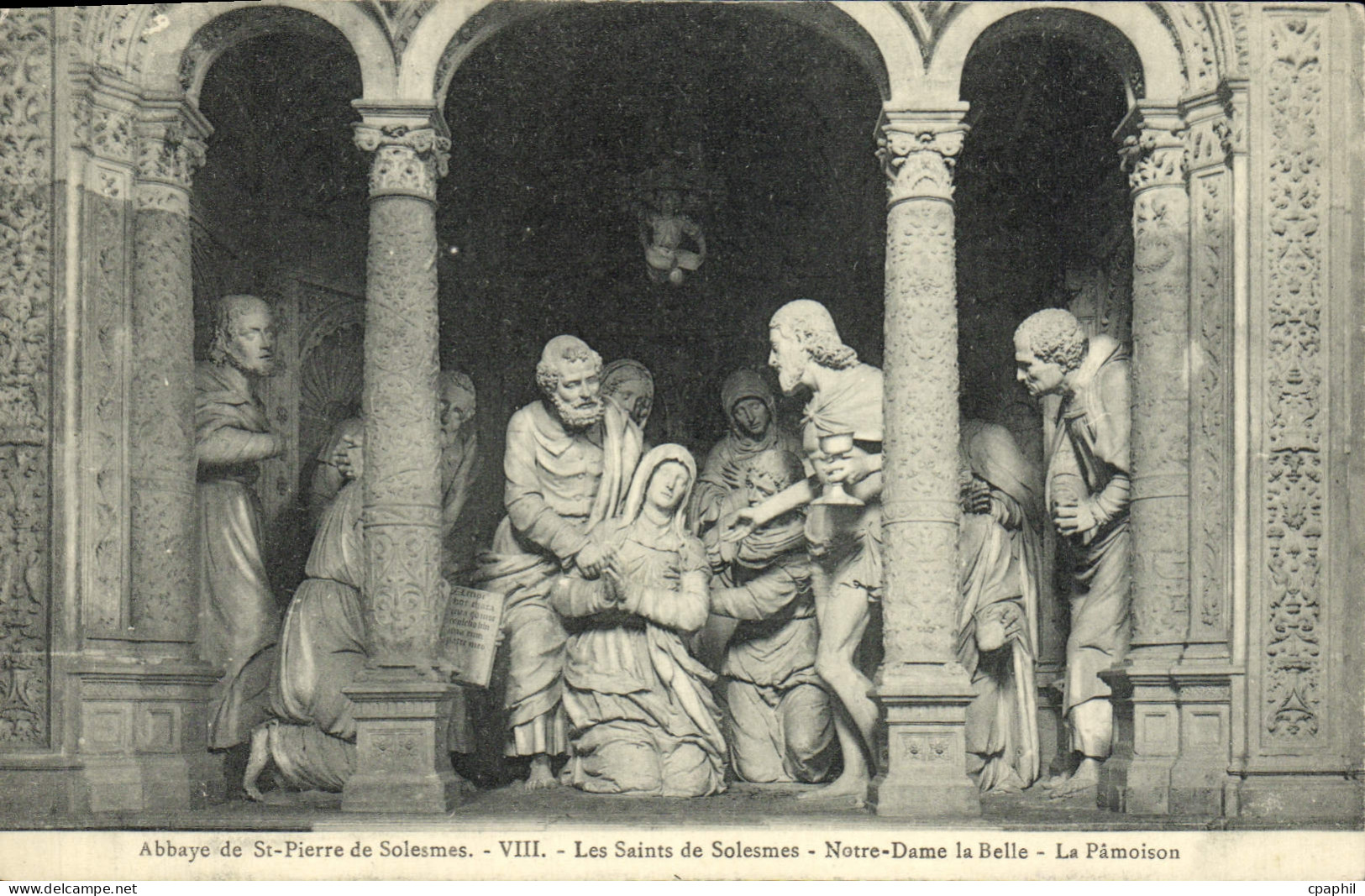 CPA Abbaye de St Pierre de Solesmes Les Saints de Solesmes Notre Dame la Belle La Pamoison
