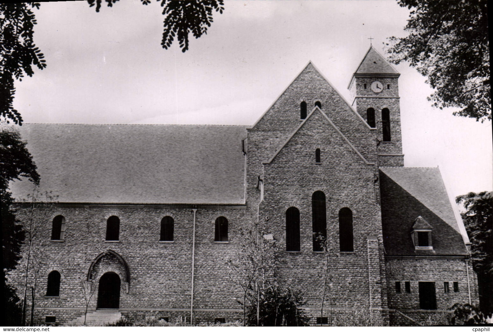 CPA Abbaye Saint Louis du Temple Limon par Igny S et O facade principale