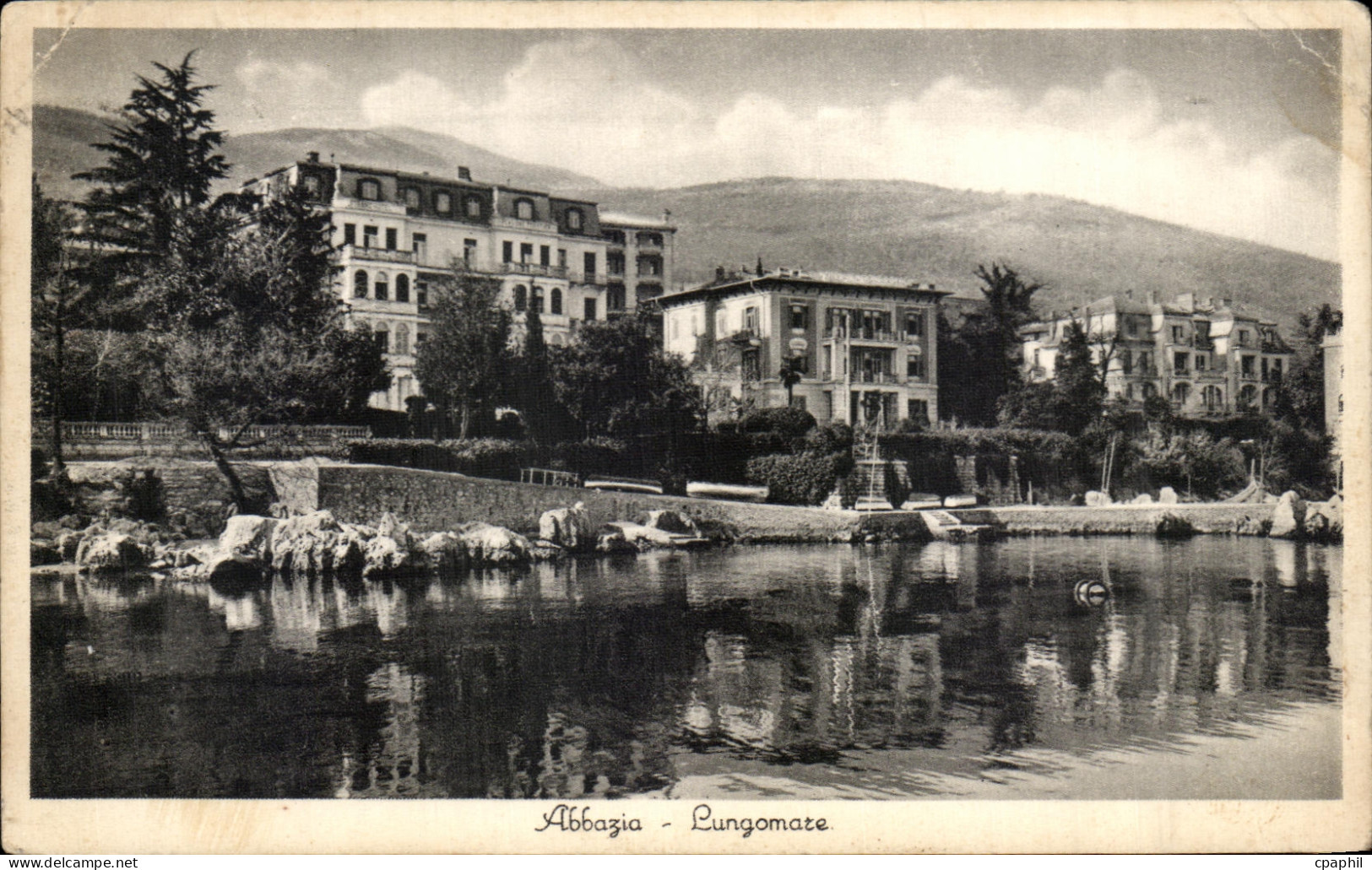 CPA Abbazia Lungomare Croatie Croatia