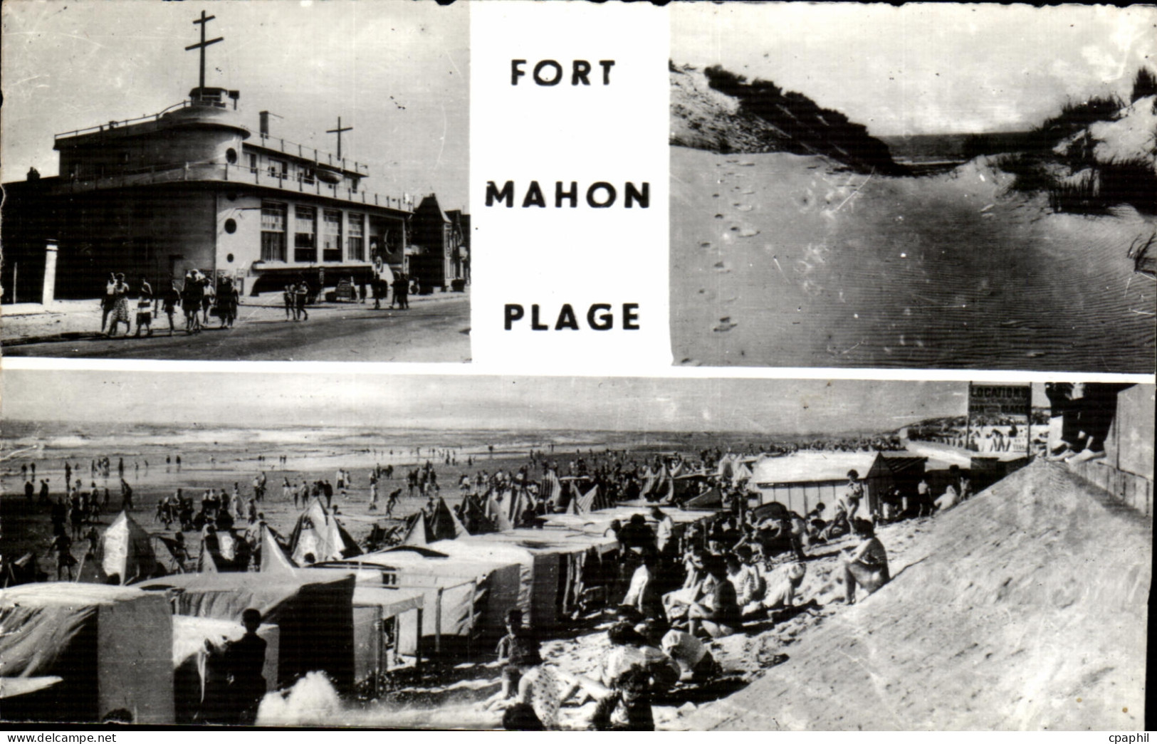 CPA Abbeville Fort Mahon Plage