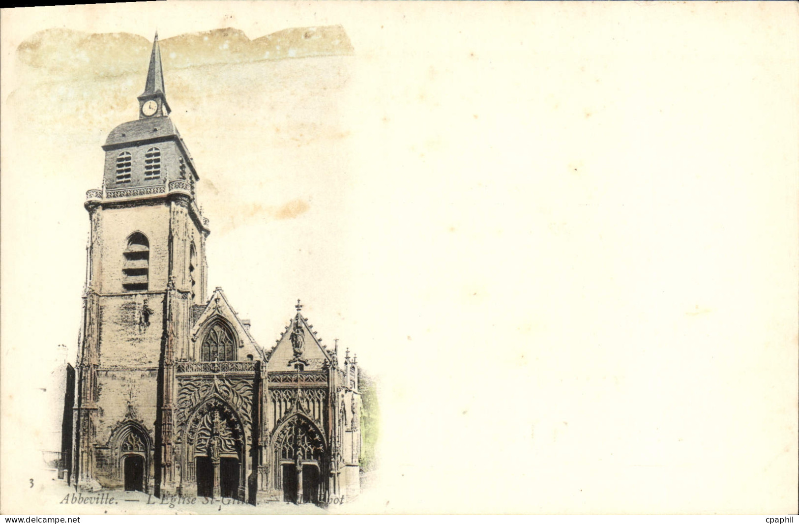 CPA Abbeville L'Eglise