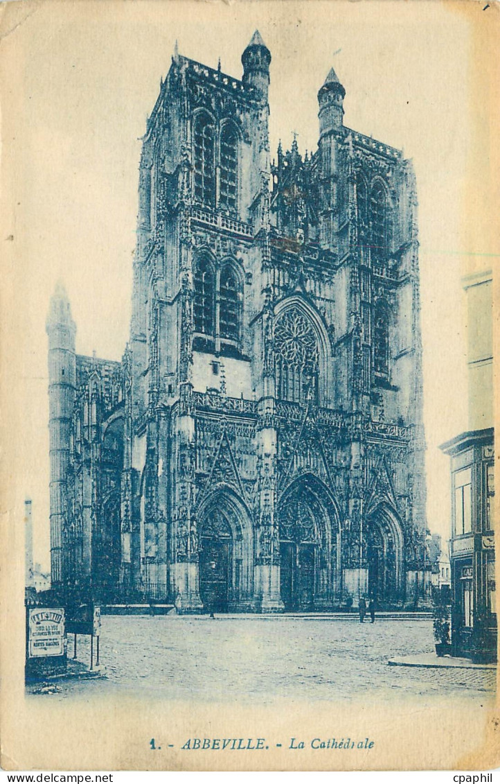 CPA Abbeville La Cathedrale