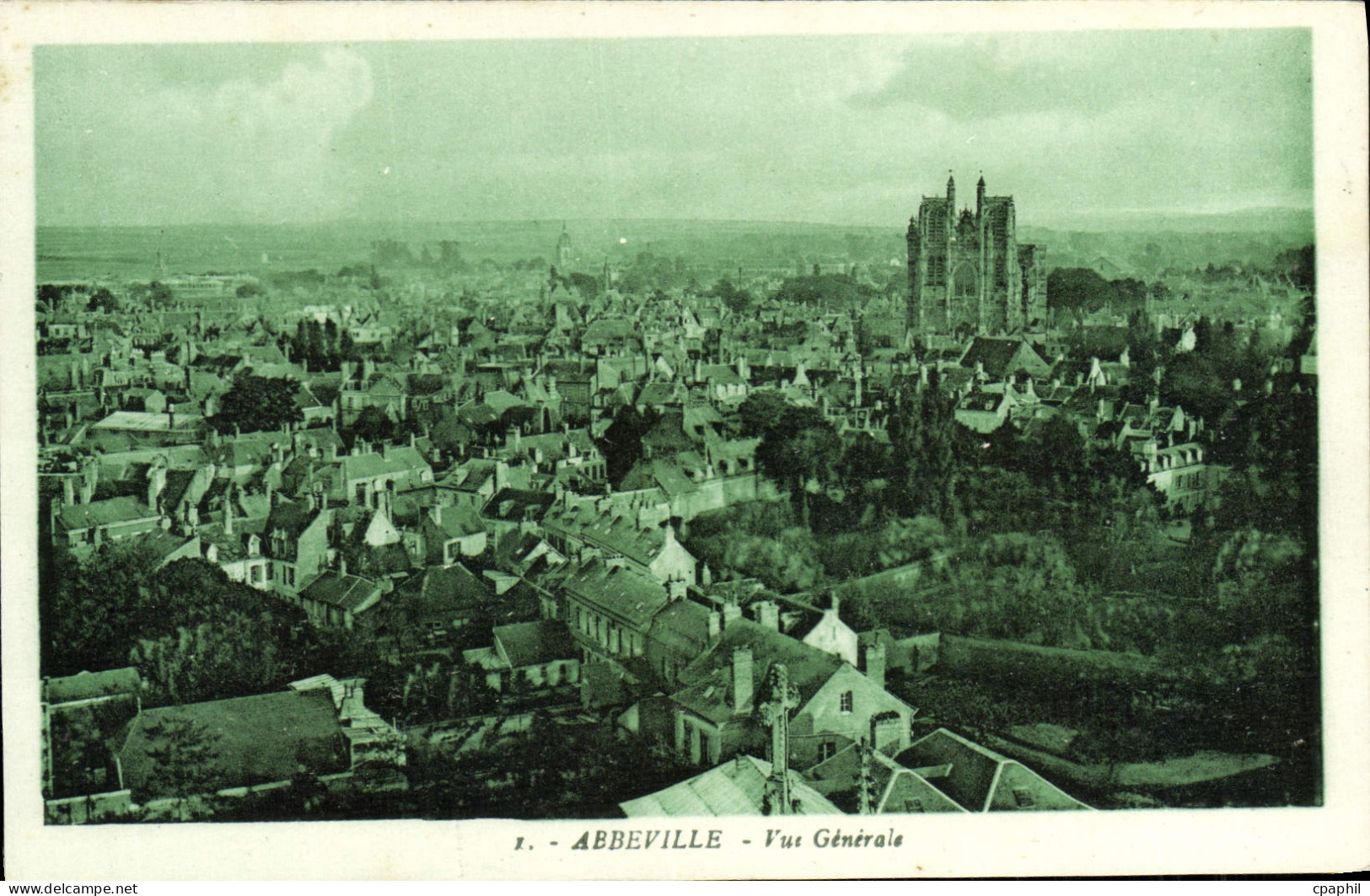 CPA Abbeville Vue generale