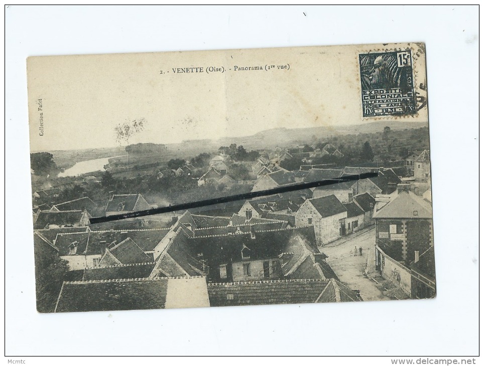 CPA  abîmée  - Venette  - Panorama (1er vue)