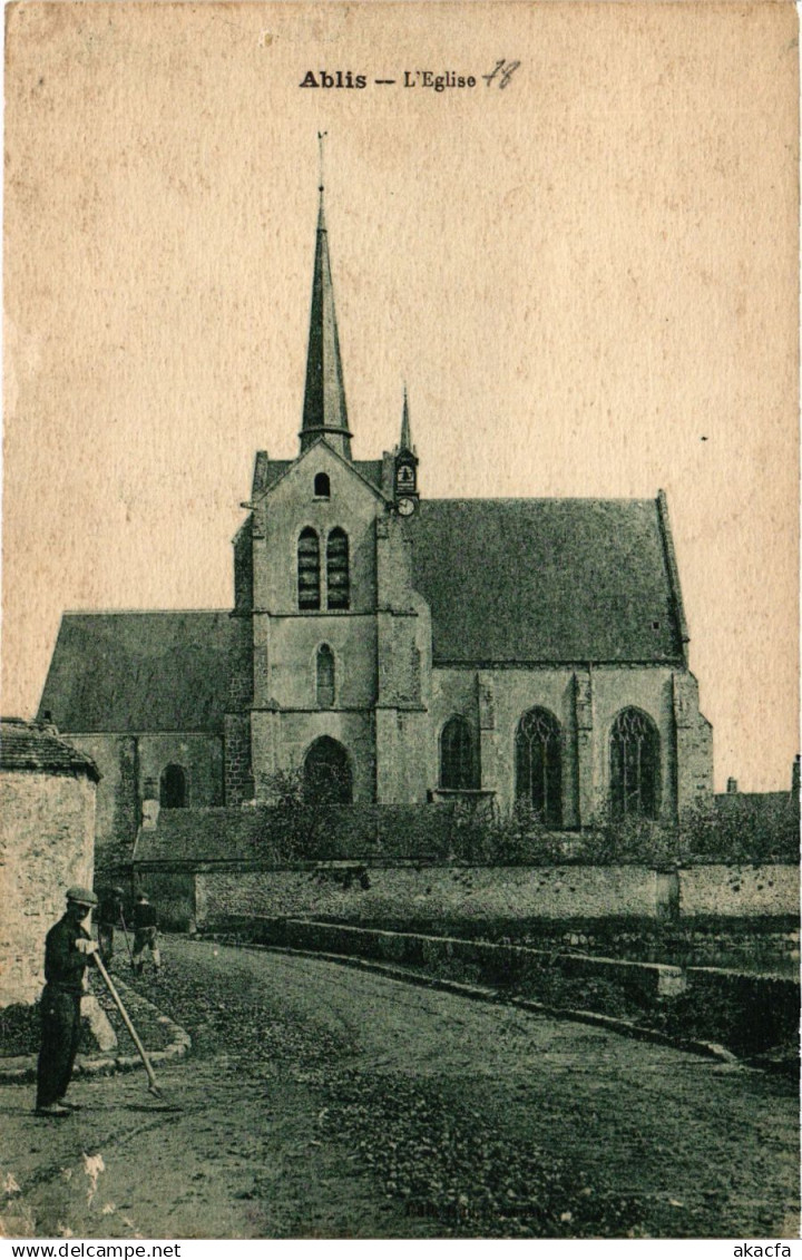 CPA ABLIS - L'Église (352711)