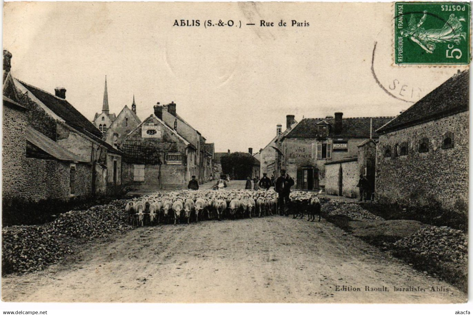 CPA Ablis (S-&-O.) - Rue de Paris (246664)