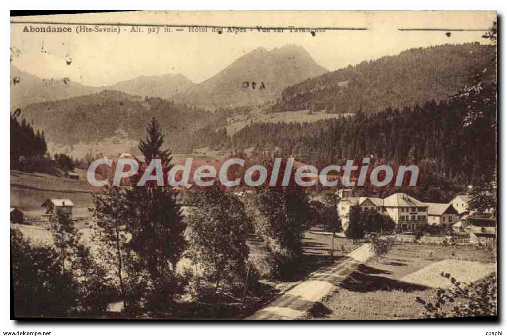 CPA Abondance Hotel Des Alpes