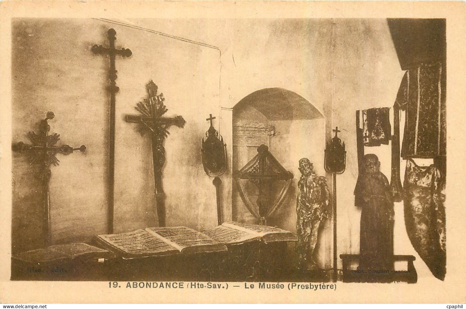 CPA Abondance Hte Sav Le Musee Presbytere