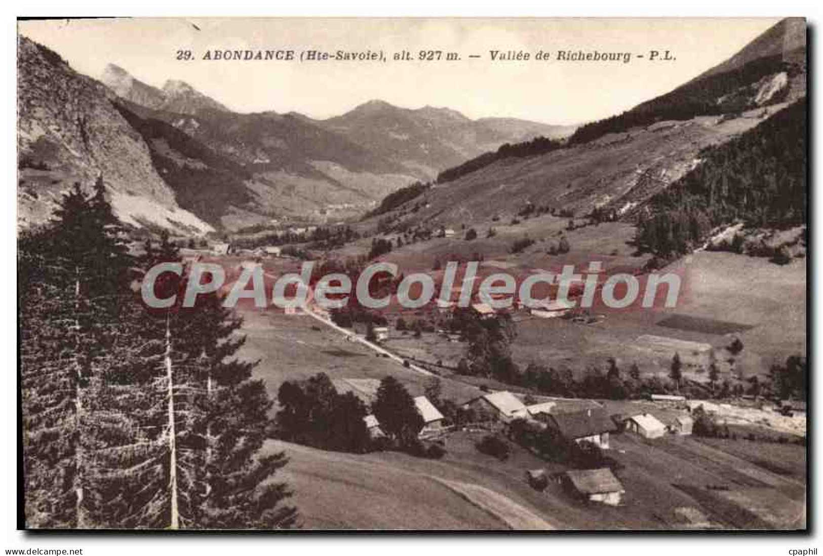 CPA Abondance vallée de Richebourg