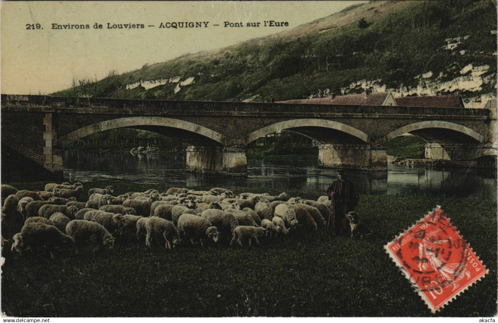 CPA ACQUIGNY Pont sur l'Eure (1149126)