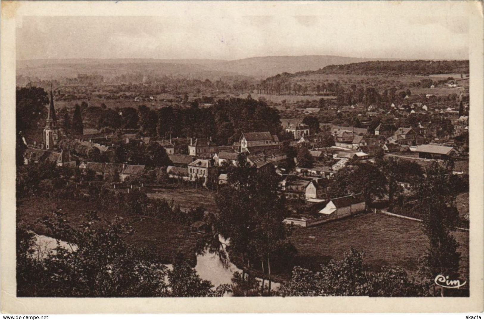 CPA ACQUIGNY Vue Generale (1149021)