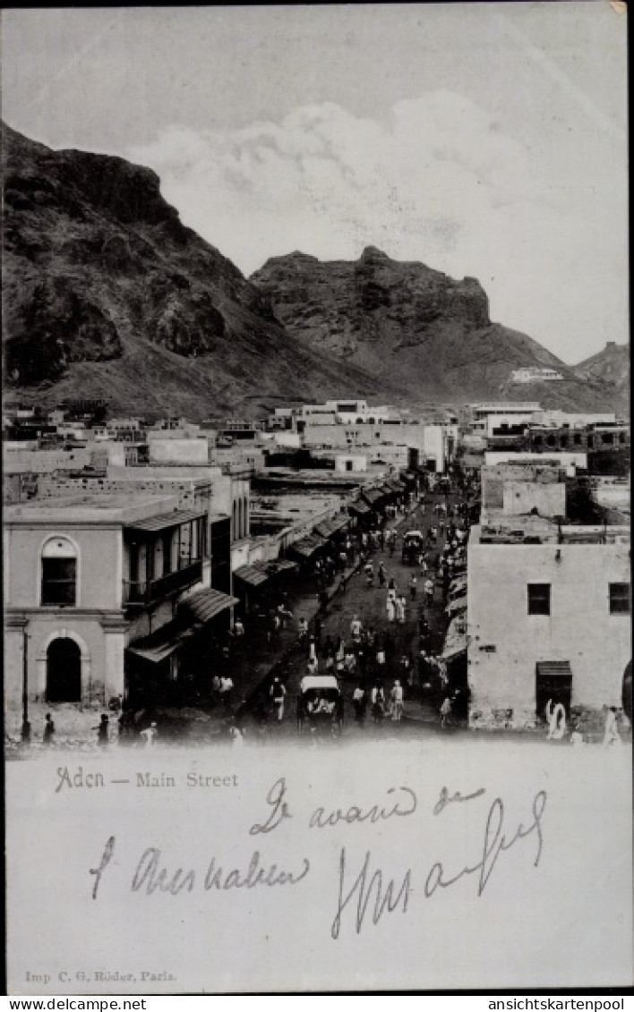 CPA Aden Jemen, Hauptstraße
