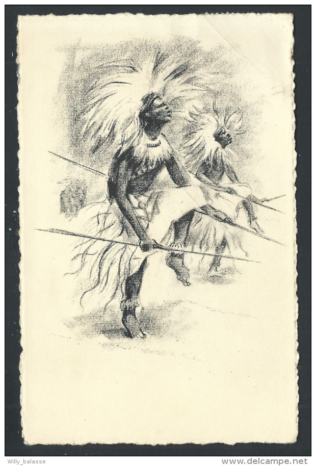 CPA - Afrique - Danseurs du RUANDA - Ledac - Illustrateur   //