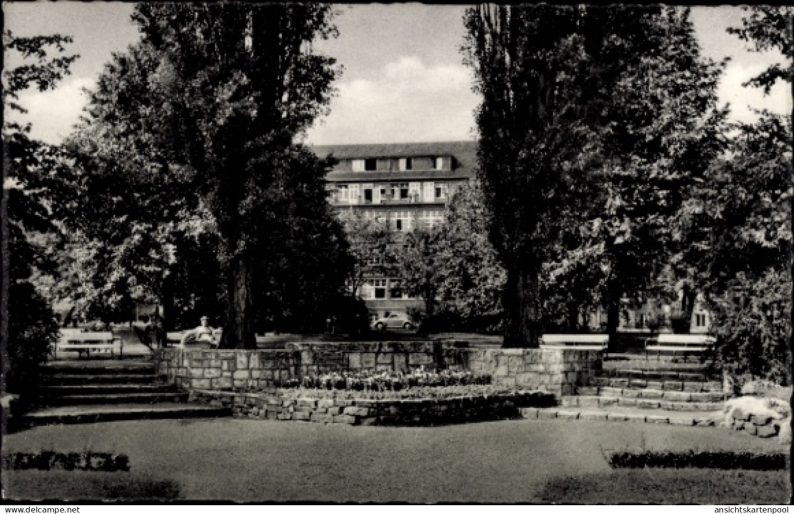 CPA Ahlen im Münsterland Westfalen, Stadtpark, Krankenhaus