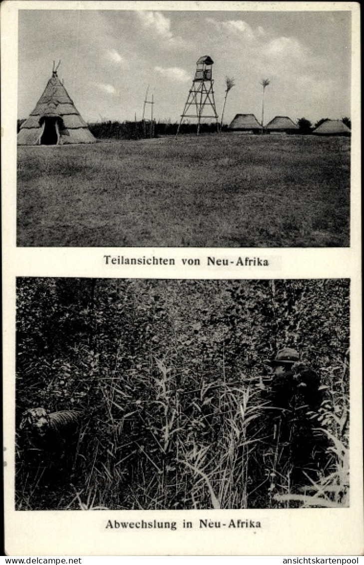 CPA Ahrensdorf Templin in der Uckermark, Neu Afrika, Teilansichten