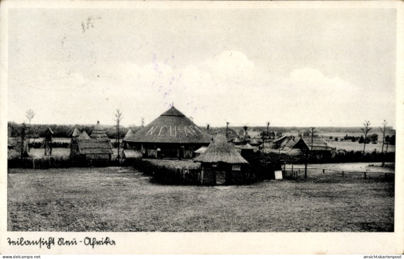 CPA Ahrensdorf Templin Uckermark, Neu Afrika, Bes. Robert Preußner