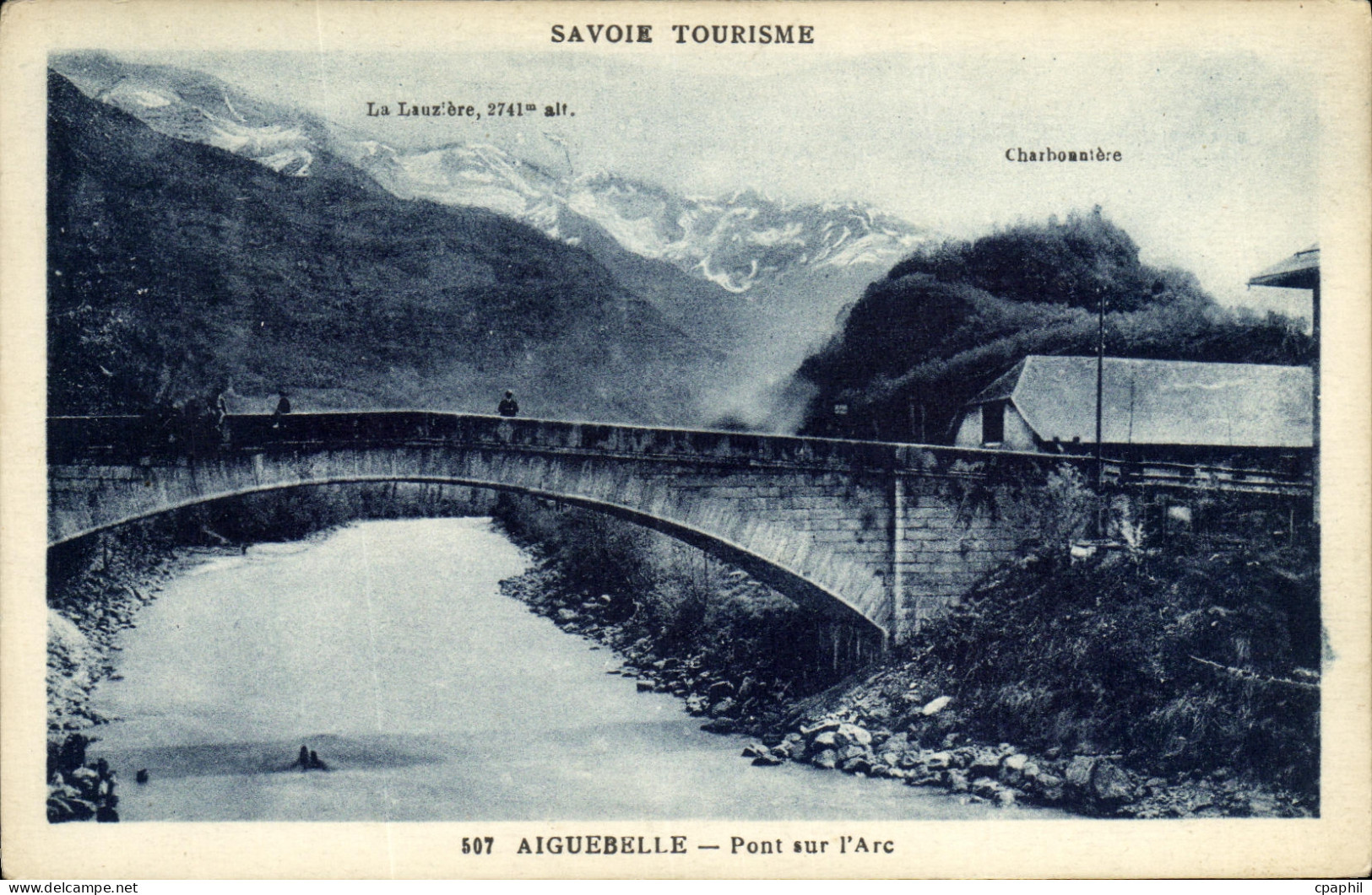 CPA Aiguebelle Pont sur L Arc