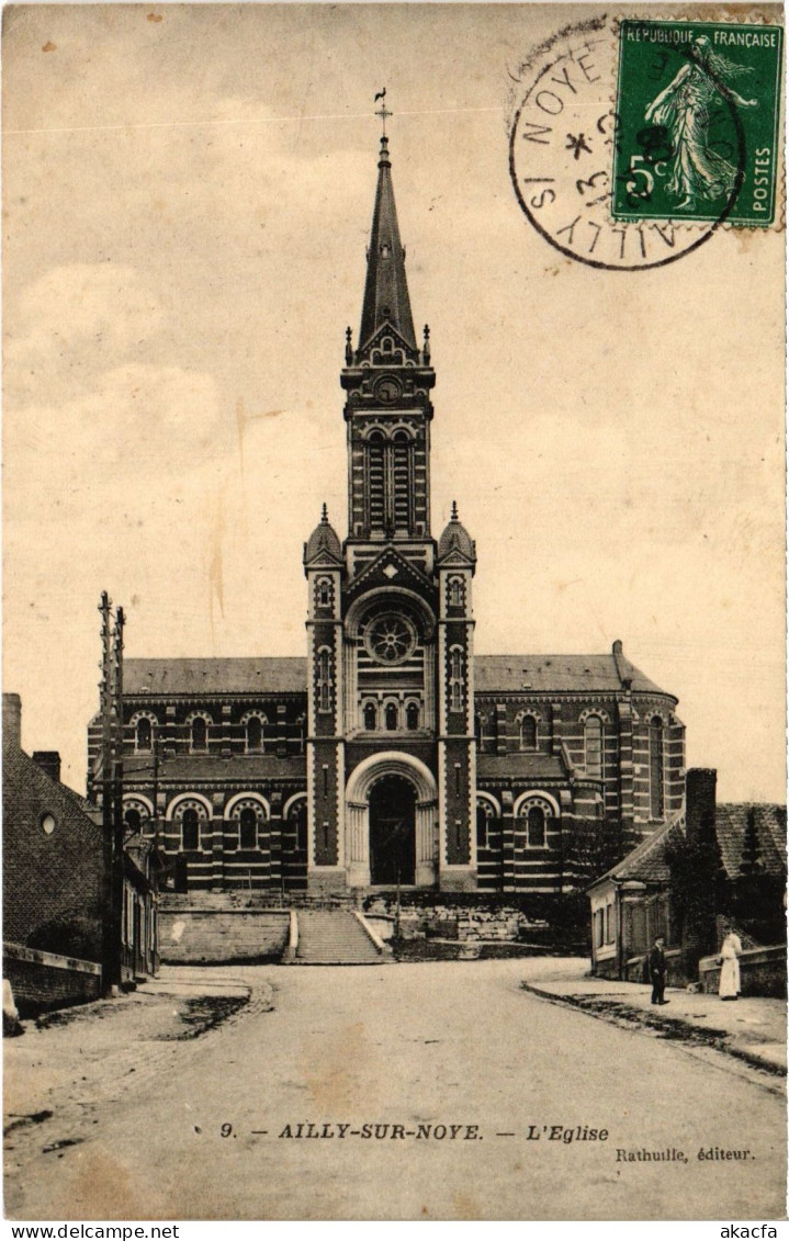 CPA Ailly sur Noye eglise (1497470)