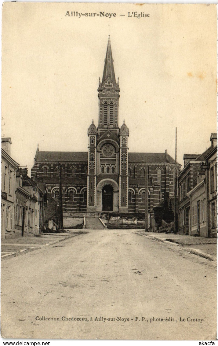 CPA Ailly sur Noye eglise (1497473)