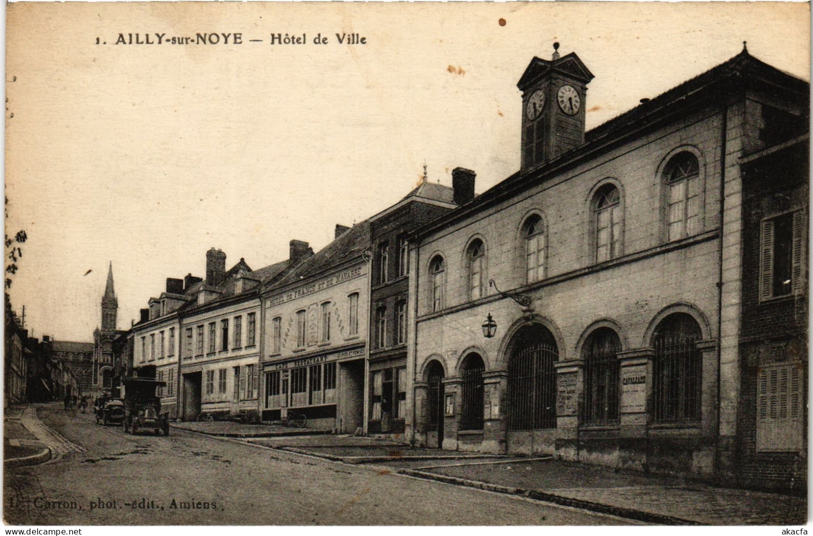 CPA Ailly sur Noye Hotel de Ville (1497846)