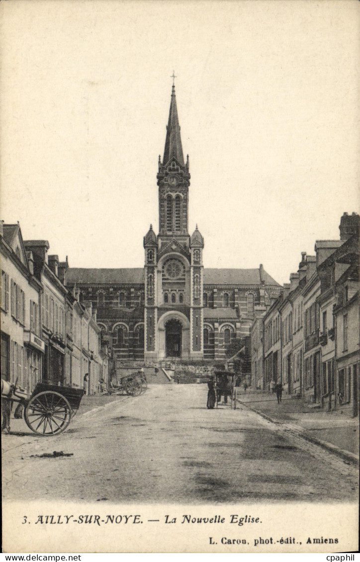 CPA Ailly Sur Noye La Nouvelle Eglise