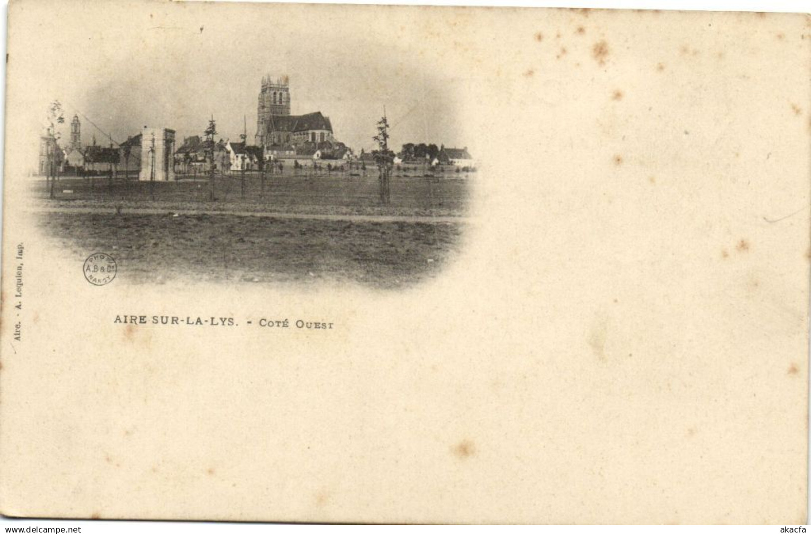 CPA AIRE-sur-la-LYS Coté Ouest (172636)