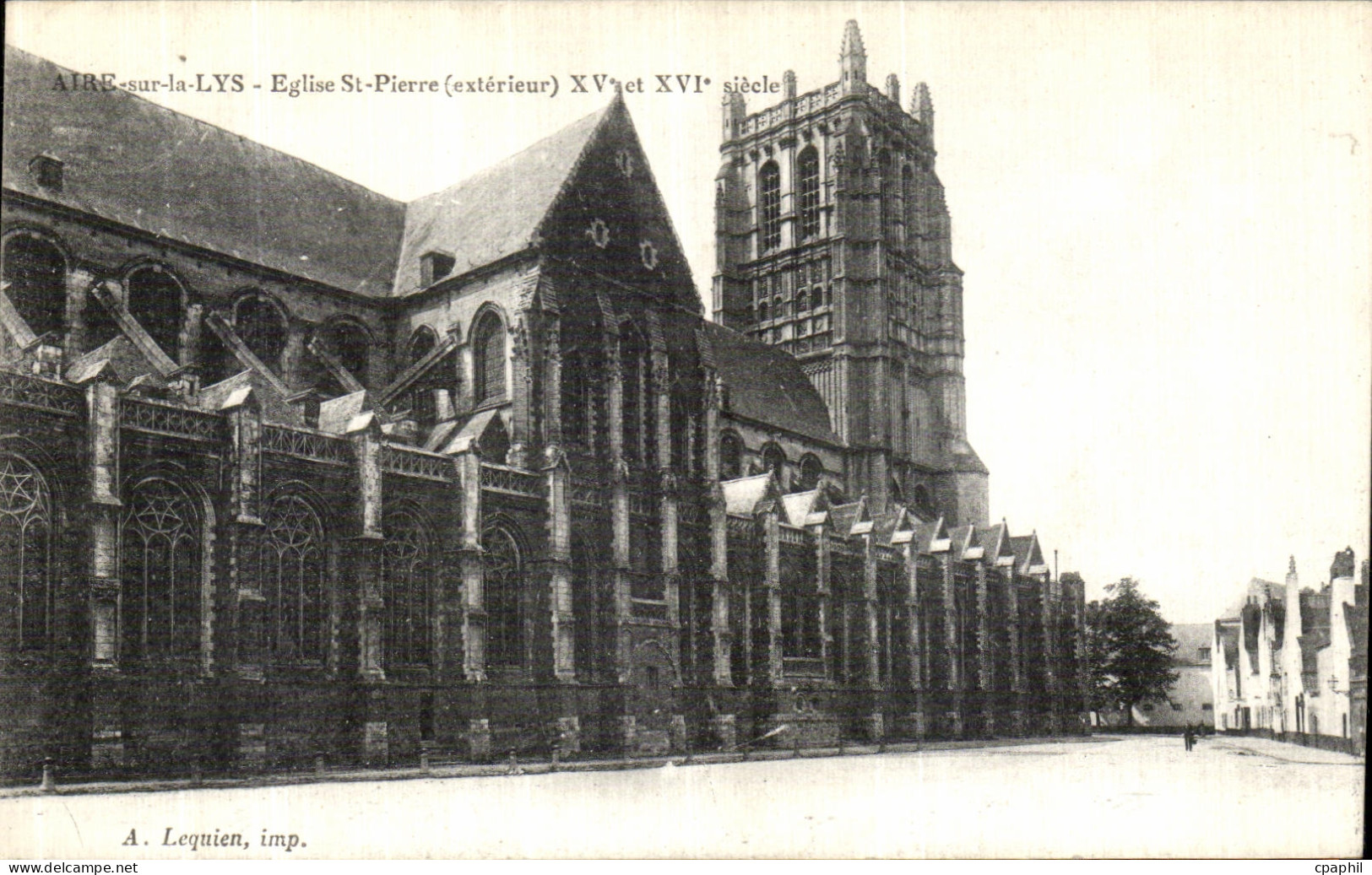 CPA Aire sur la Lys Eglise St Pierre