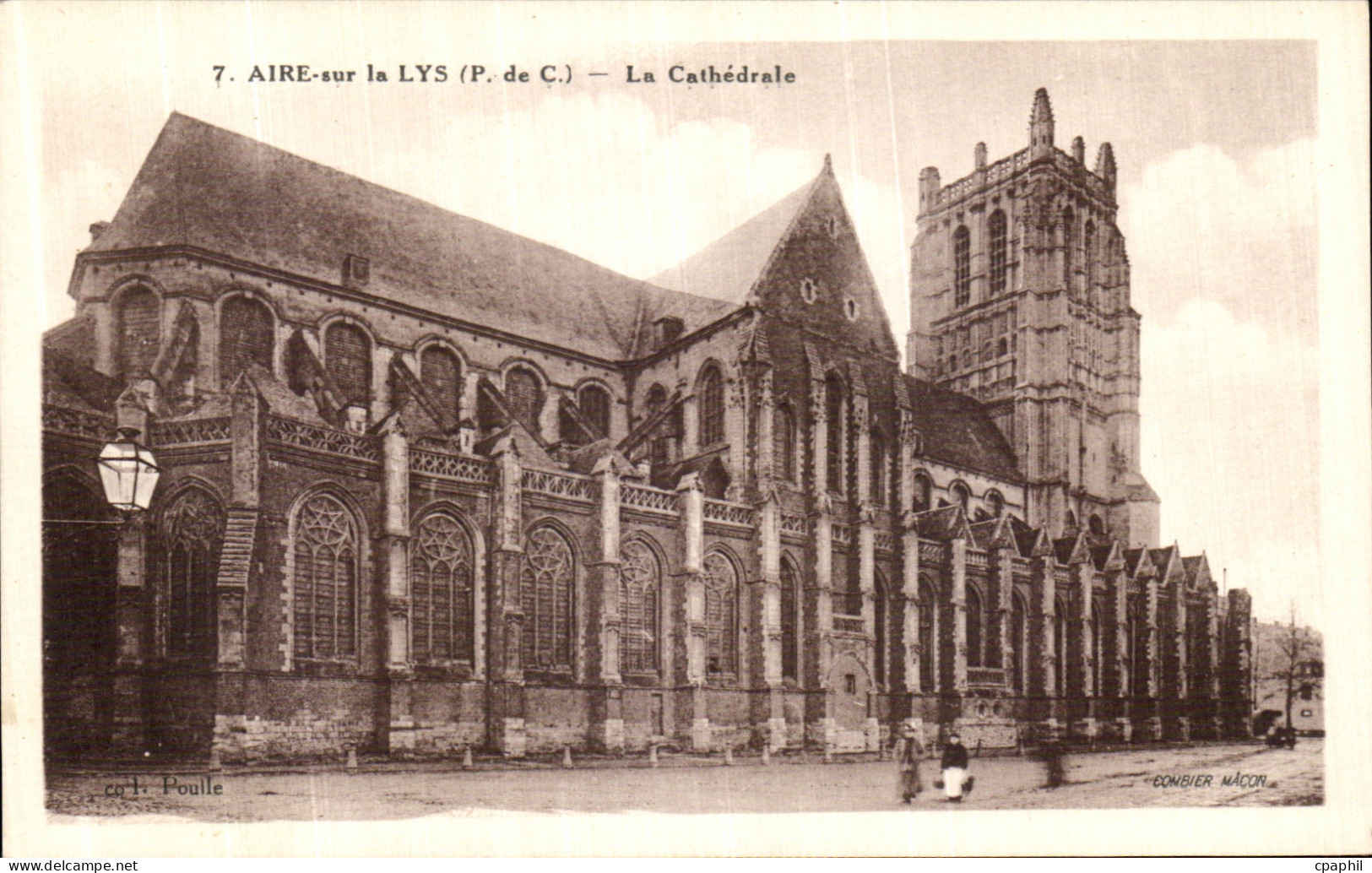 CPA Aire sur la Lys La Cathedrale