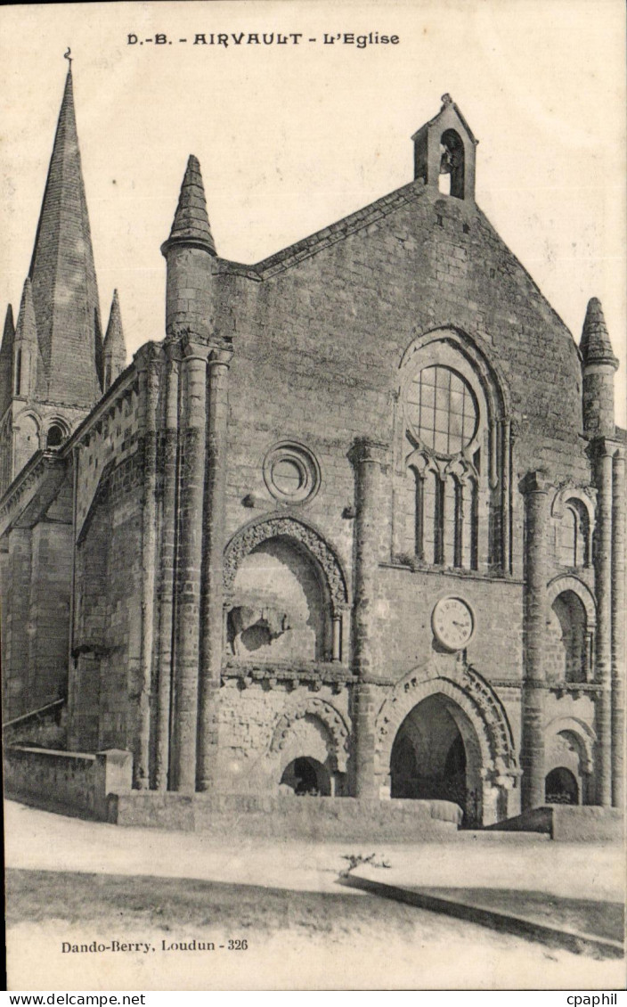 CPA Airvault L Eglise