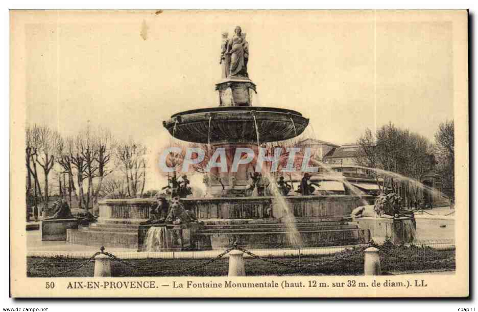 CPA Aix en Provence La fontaine monumentale