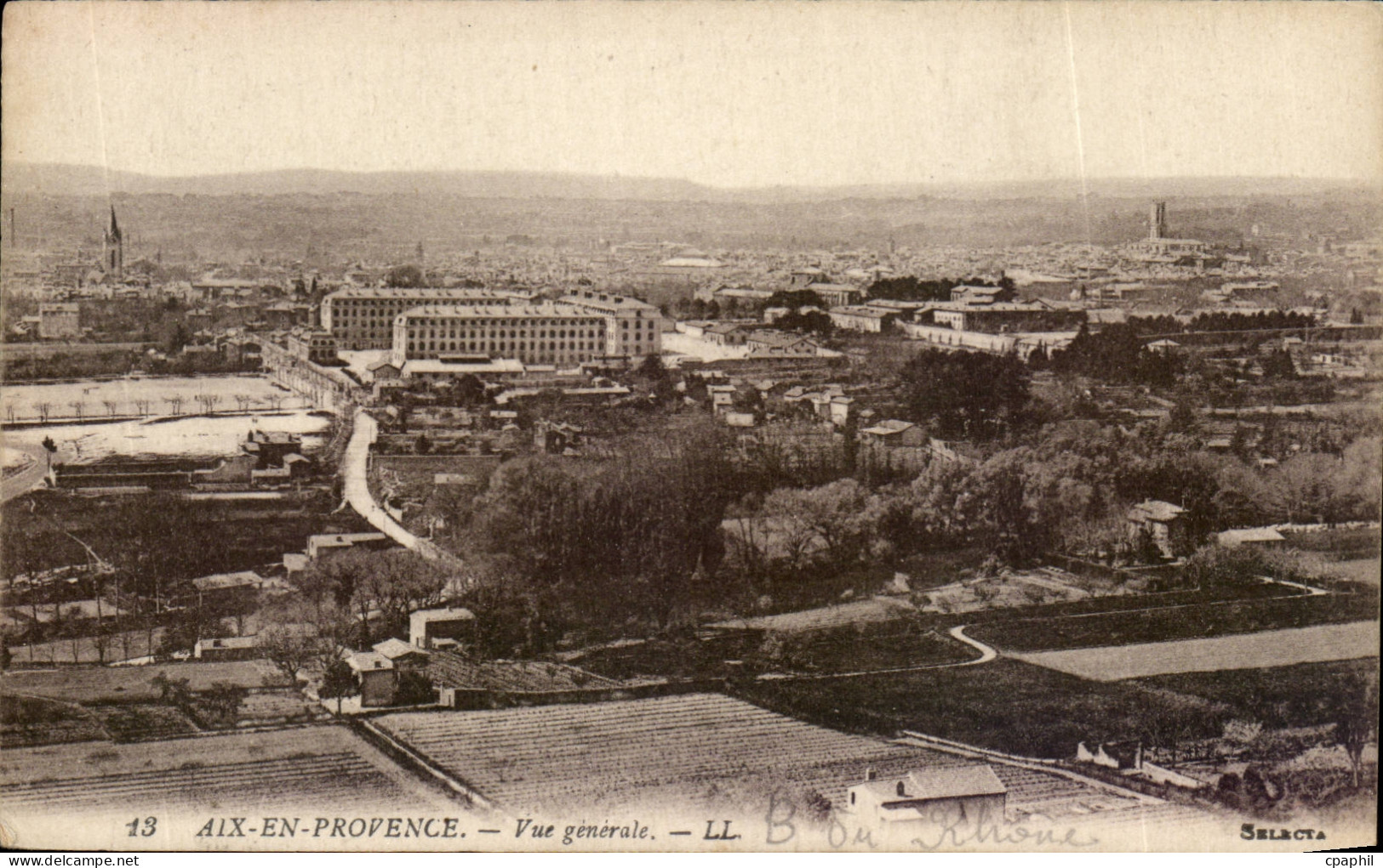 CPA Aix en Provence Vue generale