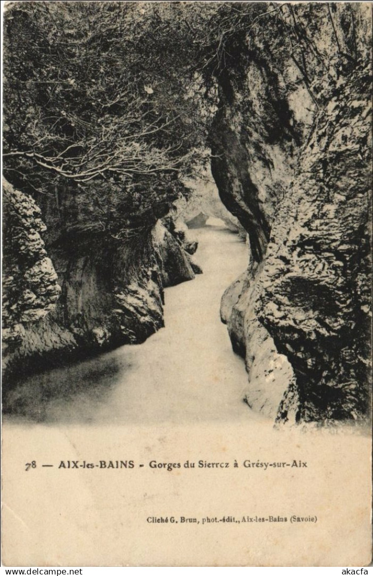 CPA AIX-les-BAINS GRESY-sur-AIX - Gorges du Sierroz a Gresy-sur-Aix (1194232)