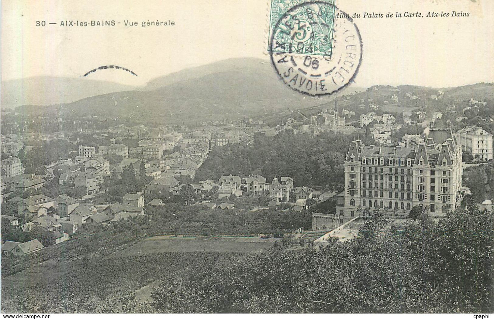 CPA Aix les Bains Vue Generale