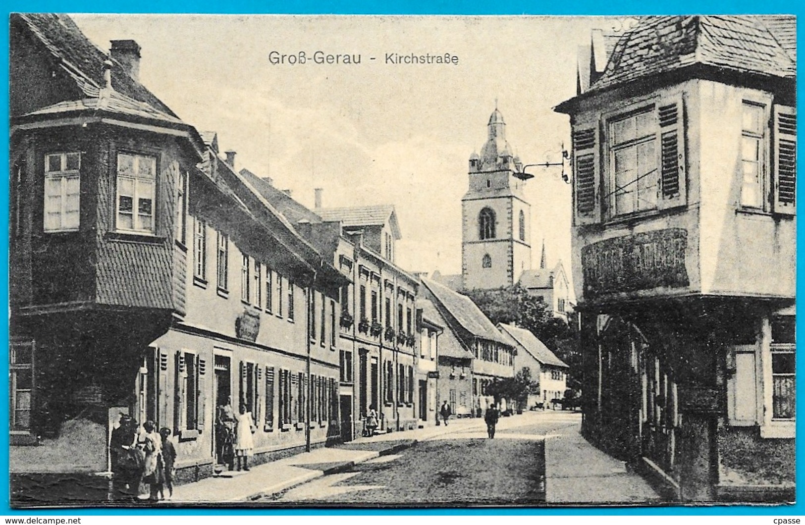 CPA AK Allemagne GROSS-GERAU : Kirchstrasse