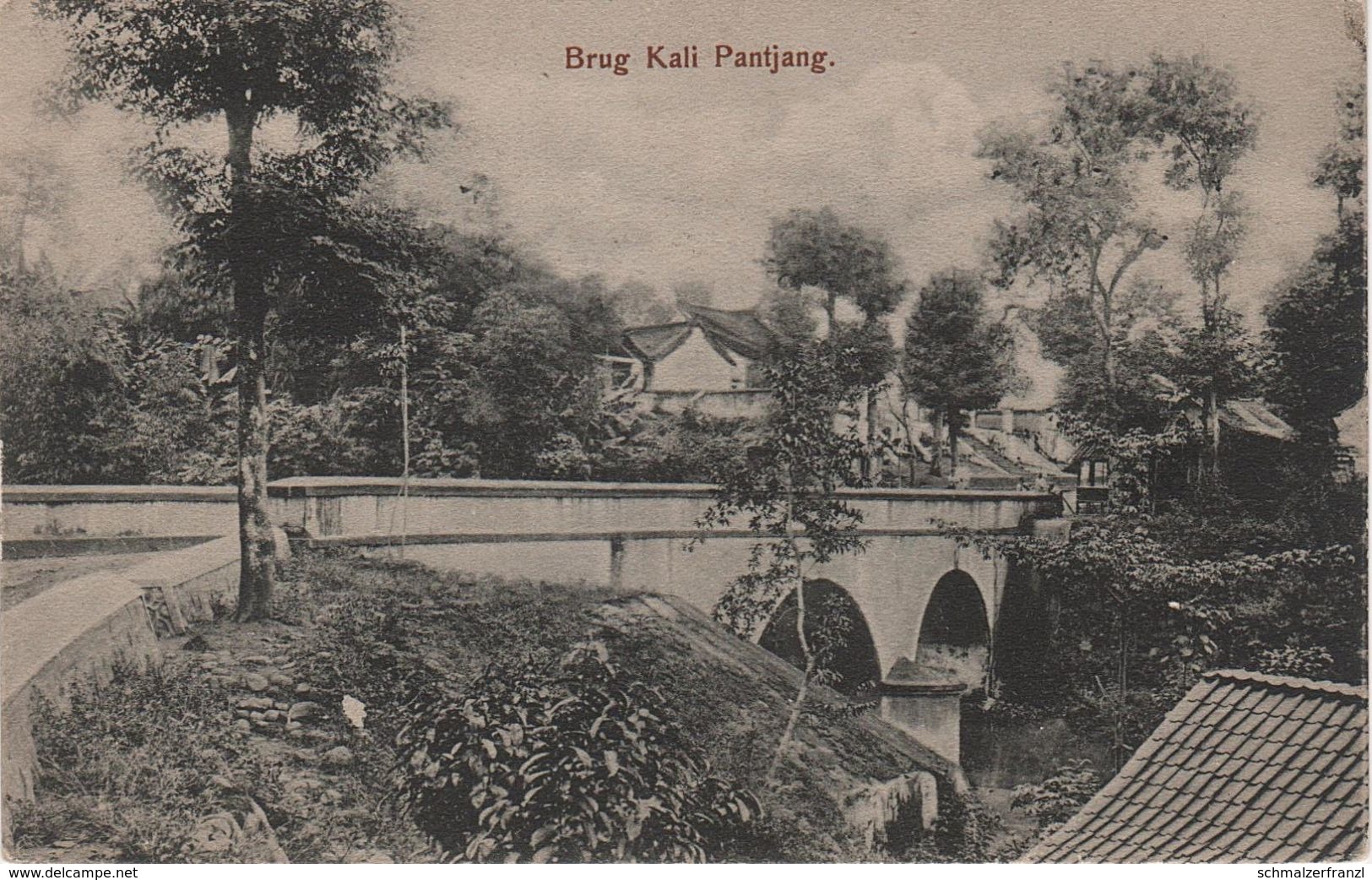 CPA - AK Ambarawa Kali Pantjang Pandjang Brug Brücke Semarang Java Niederländisch Indien Indonesien Indonésie Indonesia