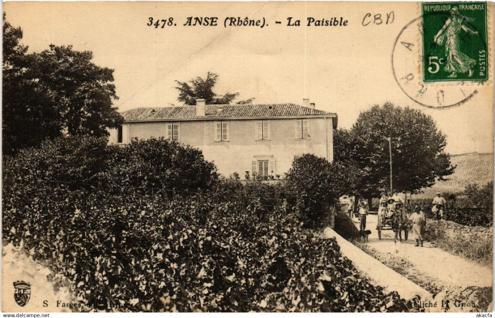 CPA AK ANSE - La Paisible (450928)
