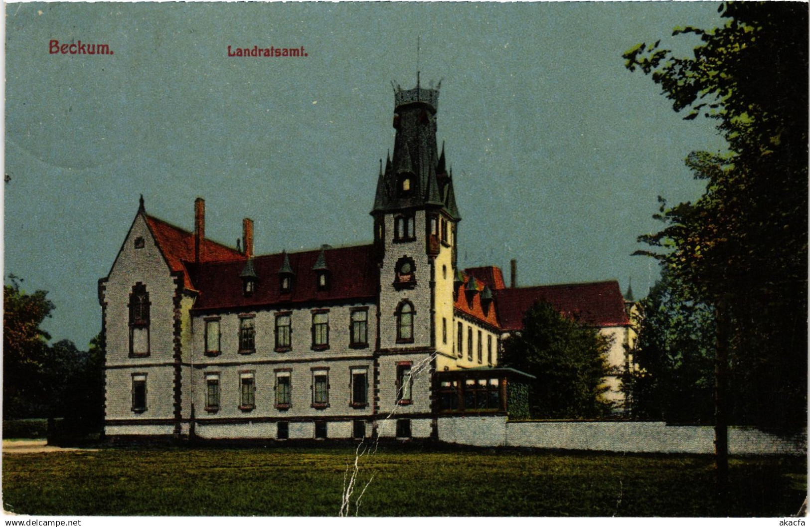 CPA AK BECKUM LANDRATSAMT GERMANY (1436064)