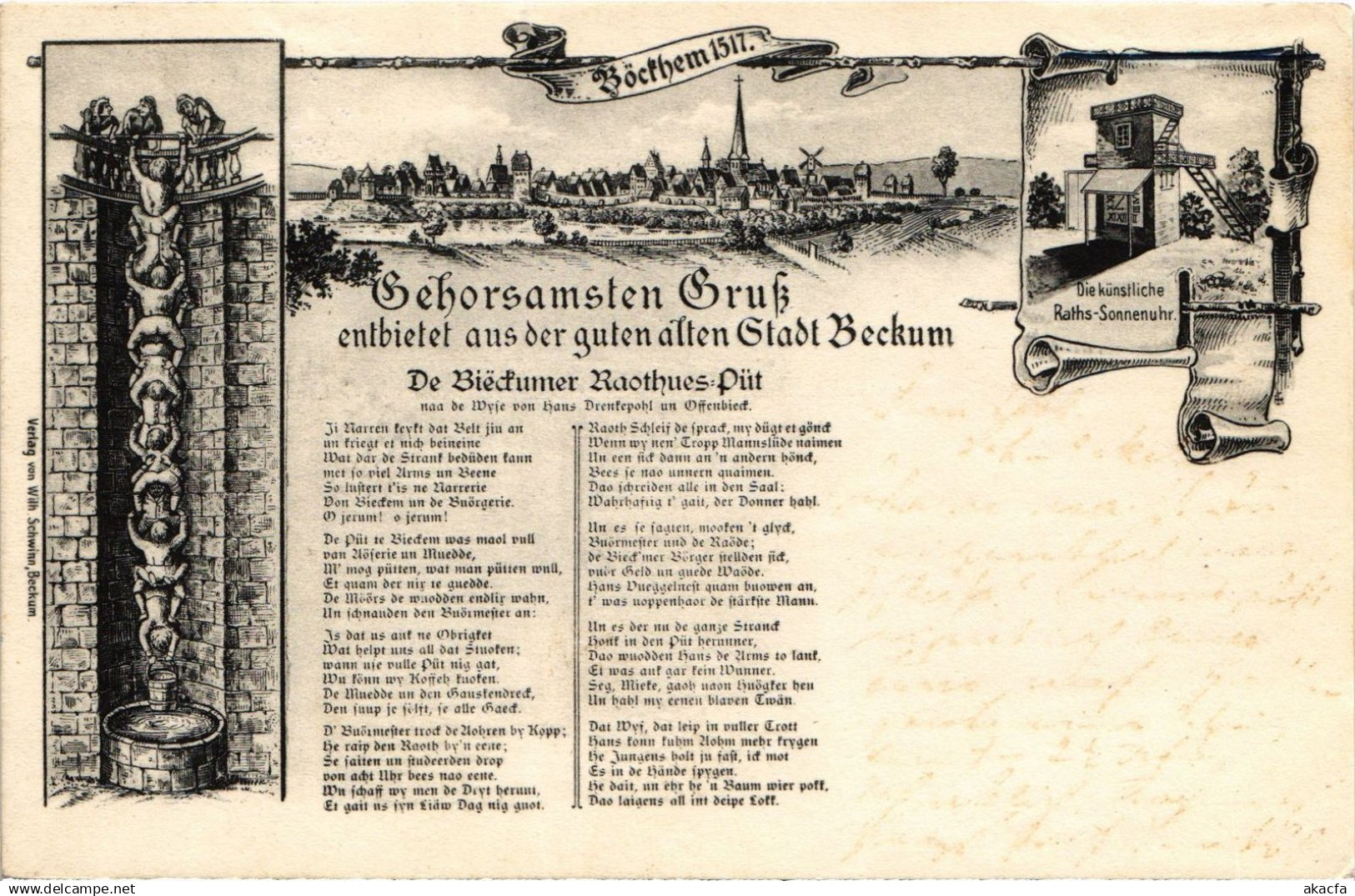 CPA AK BECKUM SCENES GERMANY (1436026)