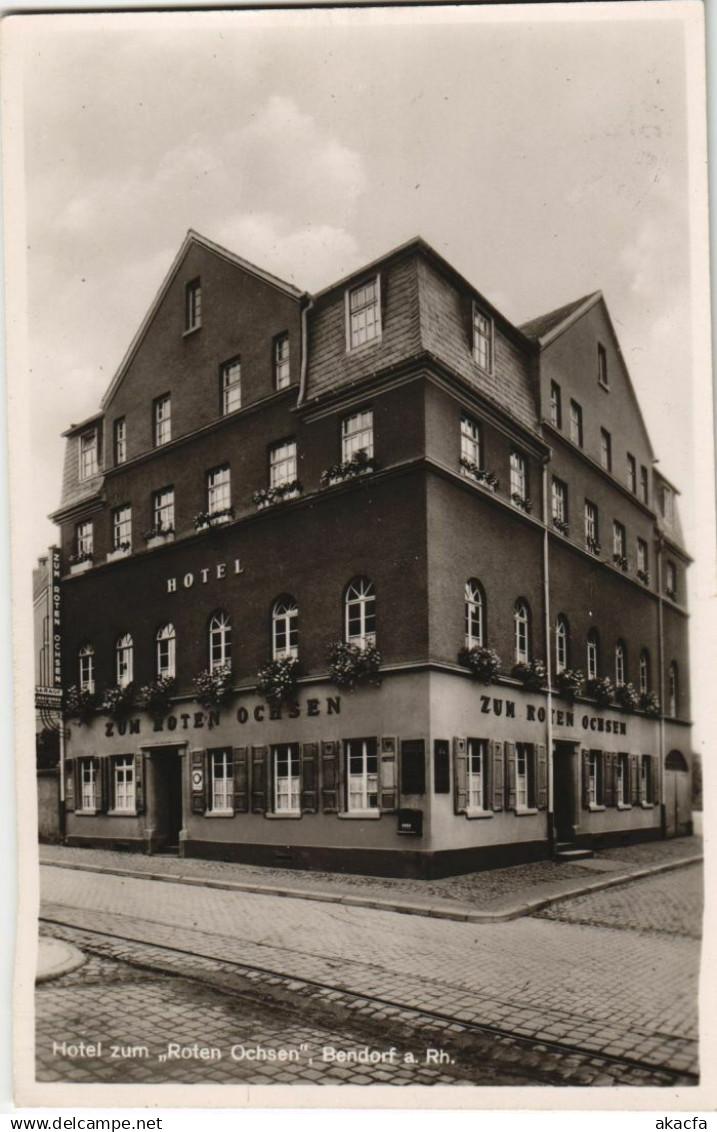 CPA AK Bendorf - Hotel zum Roten Ochsen GERMANY (1069139)