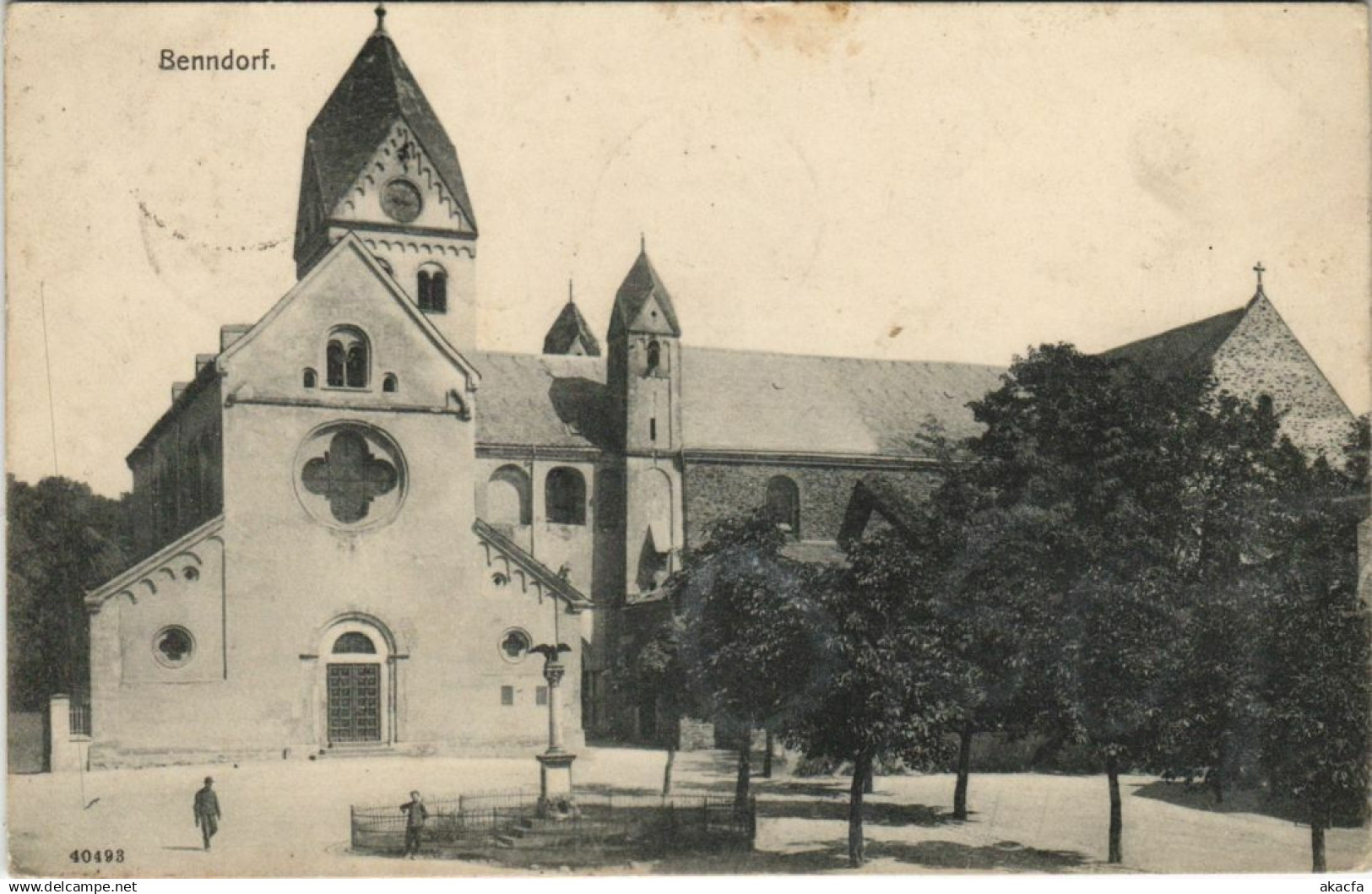 CPA AK Bendorf - Platz mit Kirche GERMANY (1069153)