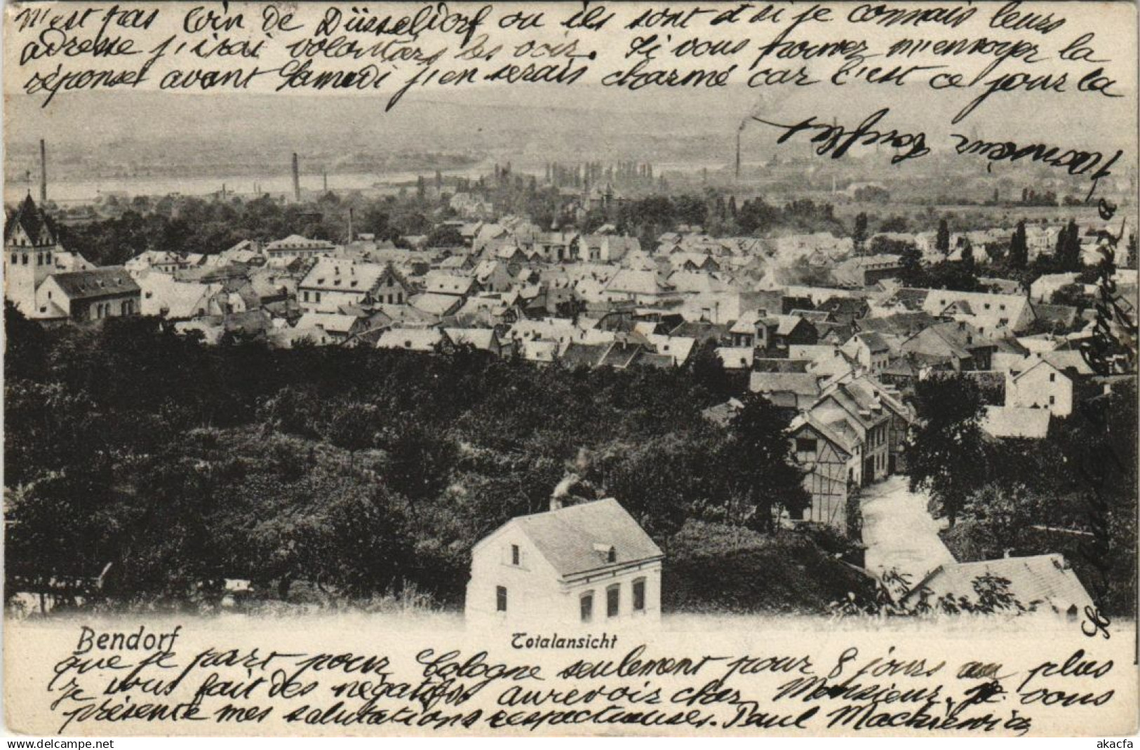 CPA AK Bendorf - Totalansicht GERMANY (1069152)