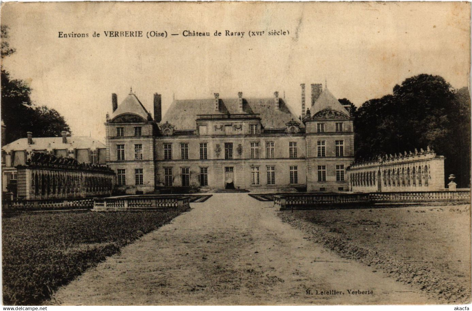 CPA AK Env. de VERBERIE-OISE Chateau de Raray (423936)