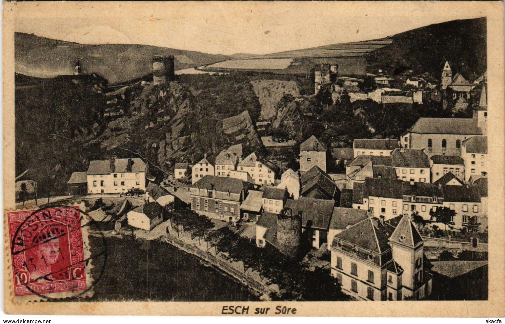 CPA AK Esch sur Sure LUXEMBURG (803593)