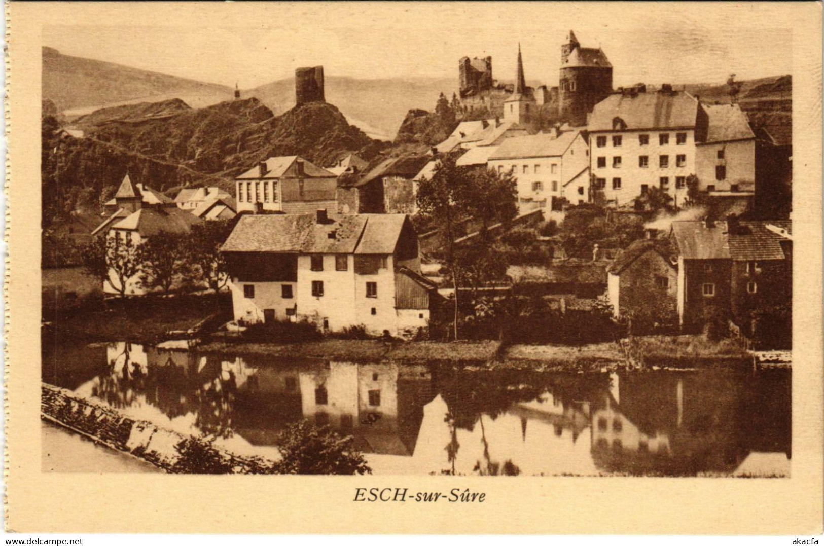 CPA AK Esch-sur Sure LUXEMBURG (803731)