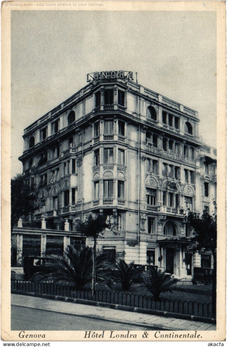 CPA AK Genova Hotel Londra & Continentale ITALY (1499936)