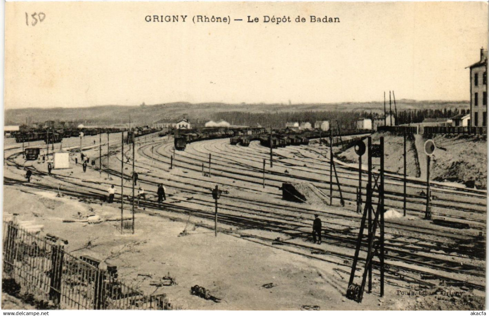 CPA AK GRIGNY - Le Depot de Badan (450993)