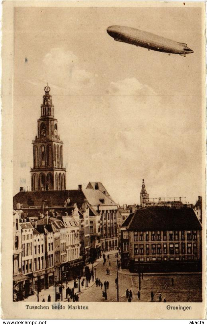 CPA AK GRONINGEN Tusschen belde Markten NETHERLANDS (604068)